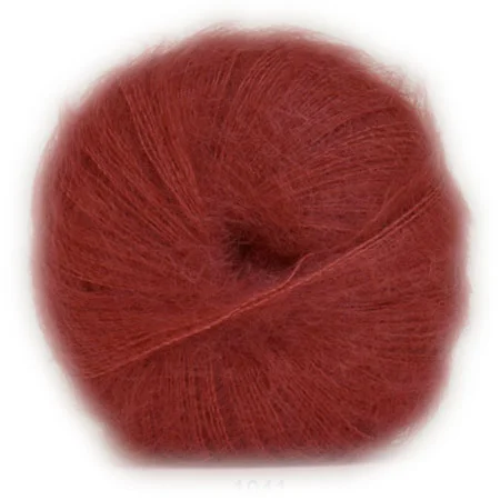 Fynd Hjertegarn Silk Kid Mohair Garn – fv 1041 Orange