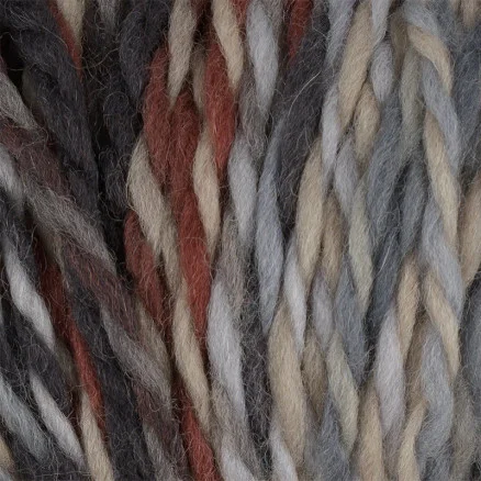 Säker betalning Viking Garn Snorre Balder Multi 818 Brun/grå