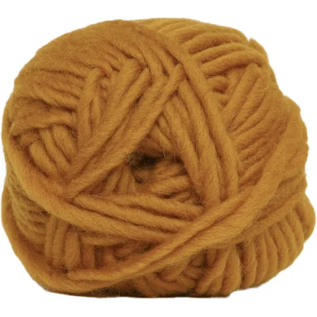 Hjertegarn naturull Garn – fv 381 curry Gul Fynd