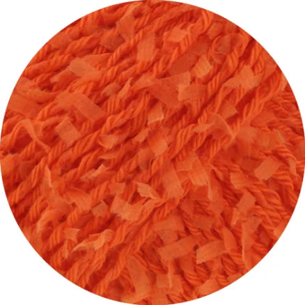 Billig Lana Grossa Garn Frizzante 12 Orange-röd