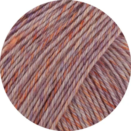 Erbjudande Lana Grossa Vintage Socks Garn 1011 Rosa/Lila/Aprikos/Blå Melange