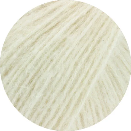 Lana Grossa Garn Natural Alpaca Pelo 1 Off White Handla nu