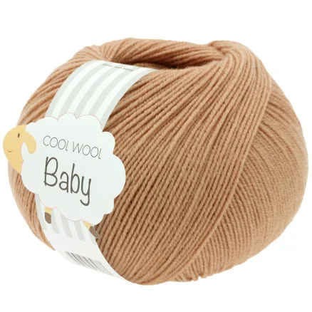 Lana Grossa Cool Wool baby garn 338 Eggshell Fri frakt