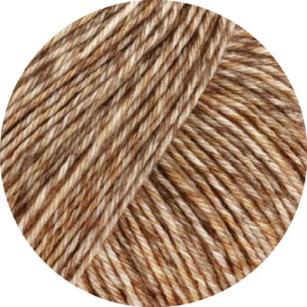 Extra rabatt Lana Grossa Vintage Socks Garn 1007 Sand Brown/Grey Beige/Brown Melange