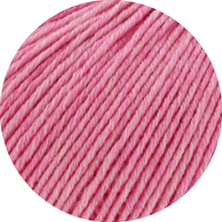 Lana Grossa Cool Wool Melange Garn 431 Rosa Meleret Nedsatt pris