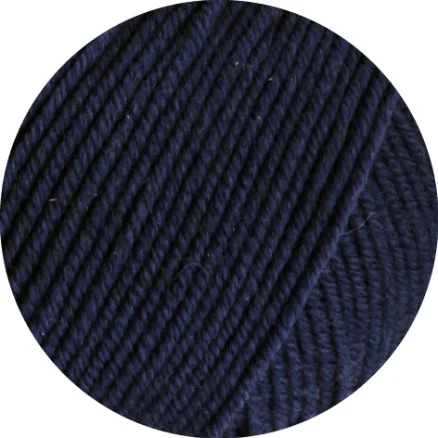 Lana Grossa Cool Wool Melange Garn 494 Night Blue Melange Kampanj