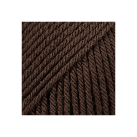 Köp nu DROPS Daisy Garn Unicolor 35 Mörkbrun