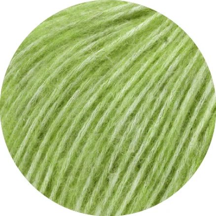 Lana Grossa Garn Natural Alpaca Pelo 33 Majgrön Rabatt