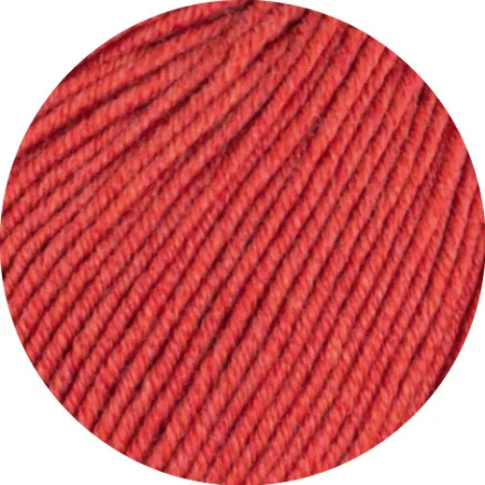 Lana Grossa Cool Wool Melange Garn 428 Röd Melange Köp nu