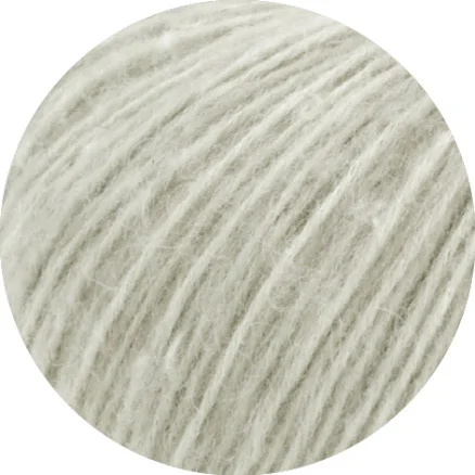 Lana Grossa Natural Alpaca Pelo Garn 36 Ljusgrå Fynd