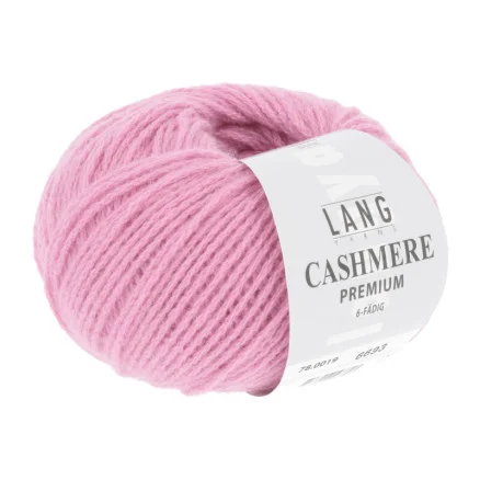 Lang Yarns Kashmir Premium Garn 19 Rosa Nedsatt pris