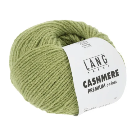 Lägg i varukorgen Long Yarns Kashmir Premium Garn 297 Ljus Oliv