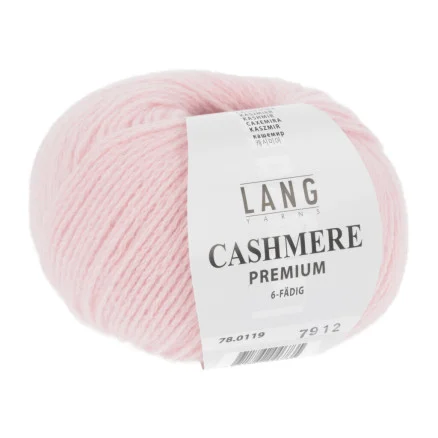Lang Yarns Premium Garn Kashmir 0119 Rosa Utförsäljning