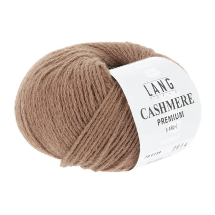 Lang Yarns Kashmir Premium Garn 139 Ljus Brun Reapris