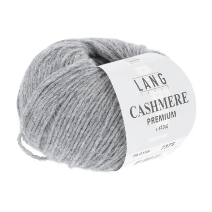 Kundfavorit Lang Yarns Kashmir Premium Garn 105 Askgrå Melange