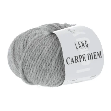 Lang Yarns Carpe Diem Garn 303 Ljus Grå Melange Outlet