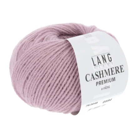 Rabatter Lang Yarns Kashmir Premium Garn 48 Rosa