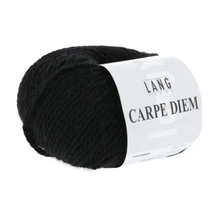 Lågt pris Lang Yarns Carpe Diem Garn 04 Svart