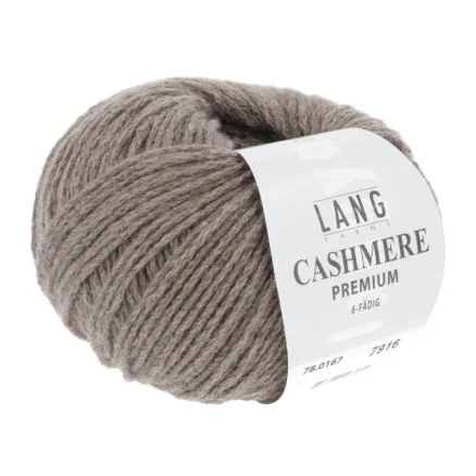 Lang Yarns Kashmir Premium Garn 167 Ljus Brun Melange Köp nu