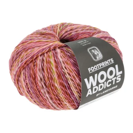 Lang Yarns Footprints Garn 10 Rosa Billig