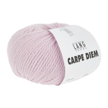 Begränsat antal Lang Yarns Carpe Diem Garn 109 Ljus Rosa