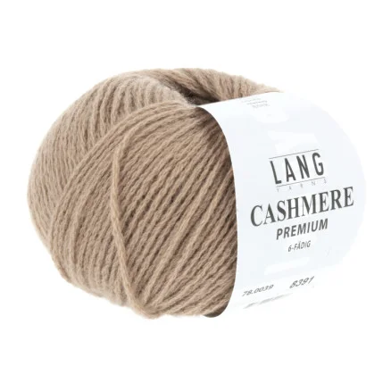 Snabb leverans Long Yarns Kashmir Premium Garn 39 Camel