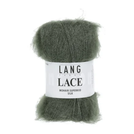 Lang Yarns Garn Lace 98 Oliv Kampanj