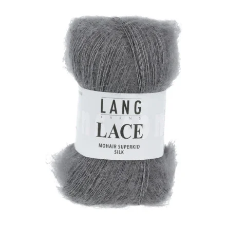 Nedsatt pris Lang Yarns Garn Lace 05 Grå Melange