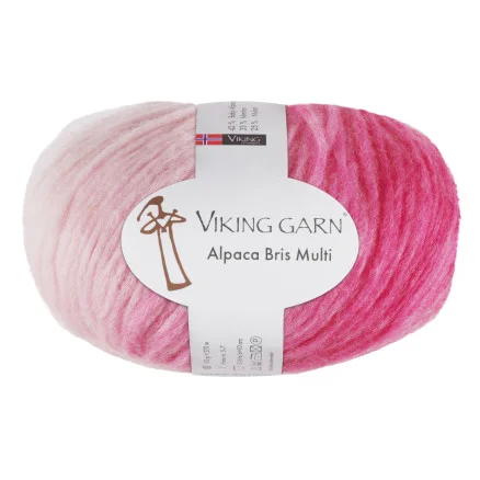 Nedsatt pris Viking Garn Alpaca Bris Multi 366