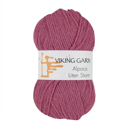 Extra rabatt Viking Garn Alpaca Liten Storm 765 Rosa