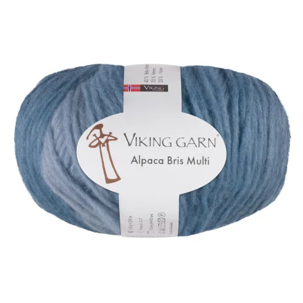Viking Garn Alpaca Bris Multi 321 Extra rabatt