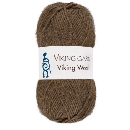 Expressleverans Viking Garn Wool Brun 508