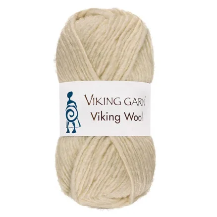 Erbjudande Viking Garn Wool Naturvit 502