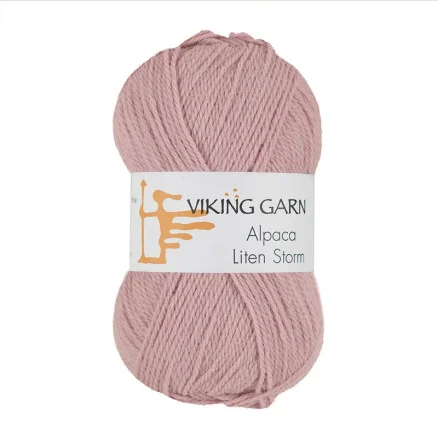 Viking Garn Alpaca Liten Storm 766 Ljus Rosa risnedsättning