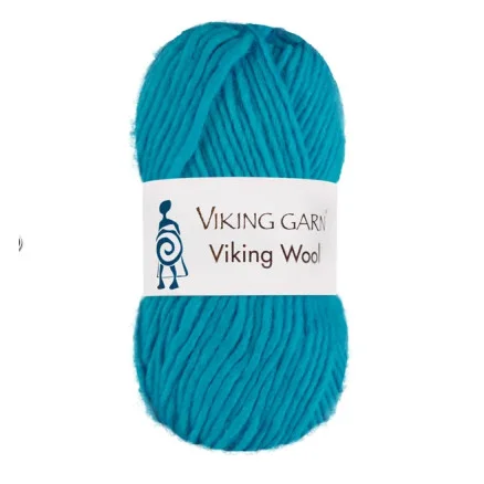 Kampanj Viking Garn Wool Mörk Turkos 528