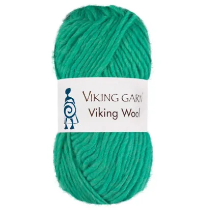Viking Garn Wool Äppelgrön 530 Sänkt pris
