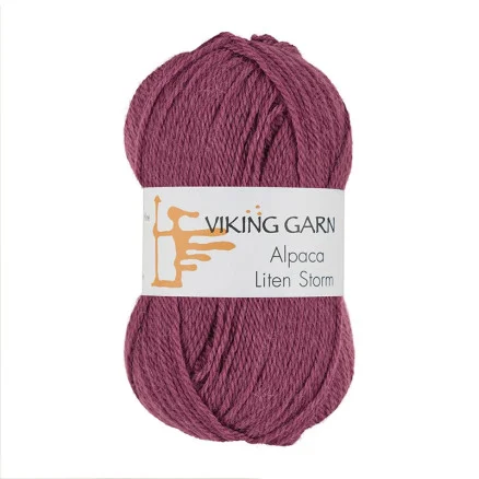 Viking Garn Alpaca Liten Storm 769 Ljus Heather Extra rabatt