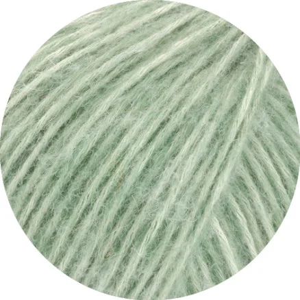 Lana Grossa Natural Alpaca Pelo Garn 014 Myntagrön Melerat Endast denna vecka