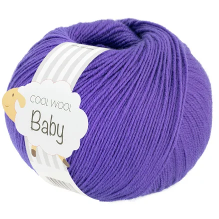 Kundfavorit Lana Grossa Cool Wool Baby Garn 317 Violett