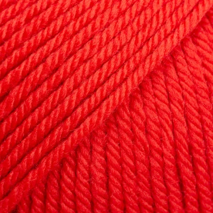 Premium Drops Daisy Garn Unicolor 20 Röd