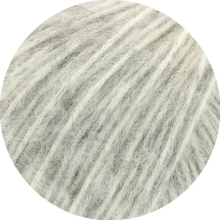 Lana Grossa Natural Alpaca Pelo Garn 002 Naturvit/Ljusgrå Erbjudande