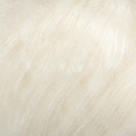 Expressleverans Nordic Sky Oulu Kid-Silk Garn 01 Vit