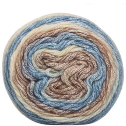 Infinity Hearts Anemone Garn 12 Beige/Brun/Blå Outlet