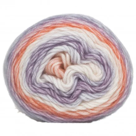 Lägg i varukorgen Infinity Hearts Anemone Garn 09 Lila/Röd/Creme