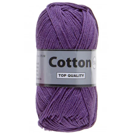 Lammy Cotton 8/4 Garn 64 Mörk Lila Snabb leverans