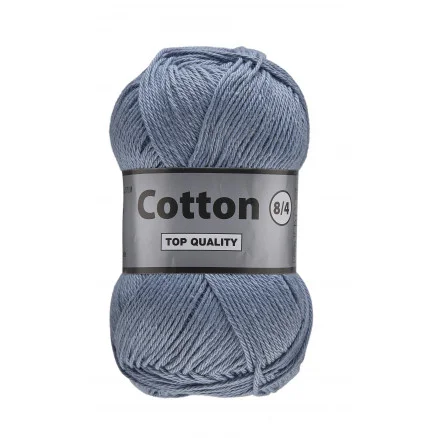 Lammy Cotton 8/4 Garn 839 Gråblå Snabb leverans