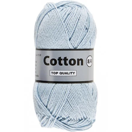 Kampanjpris Lammy Cotton 8/4 Garn 50 Isblå