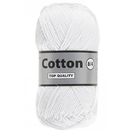 Lammy Cotton 8/4 Garn 5 Vit Expressleverans