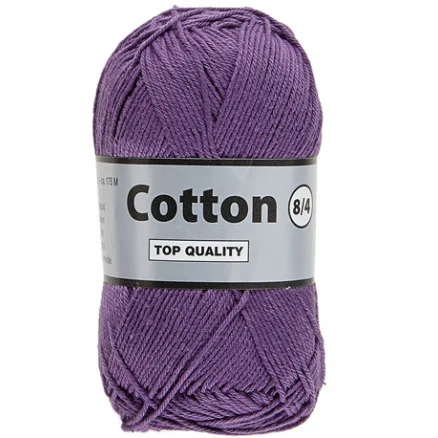 Rabatt Lammy Cotton 8/4 Garn 849 Mörk Ljung