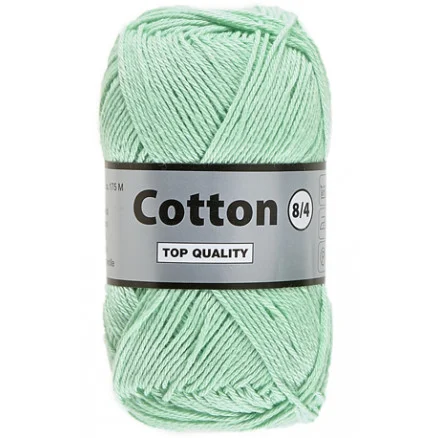 Lammy Cotton 8/4 Garn 841 Pastellgrön Rea